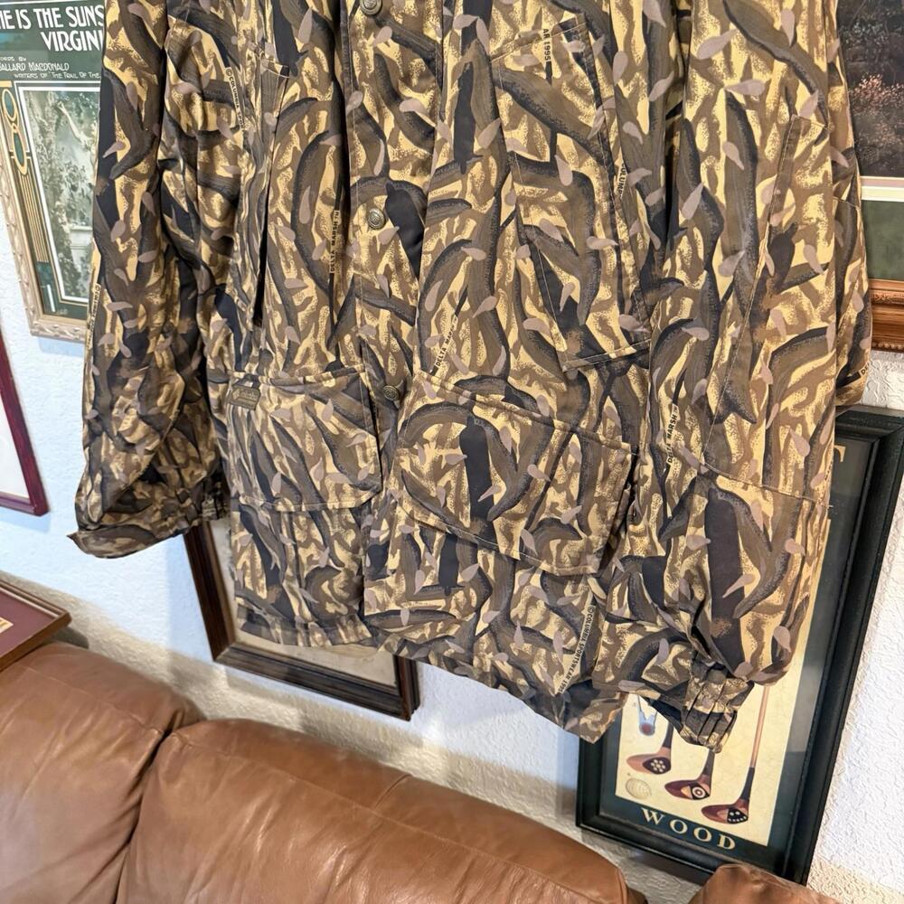 Vintage 90s RARE‎ Columbia Sportswear Delta Marsh Camo Hunting Jacket Size XL - Picture 4 of 9